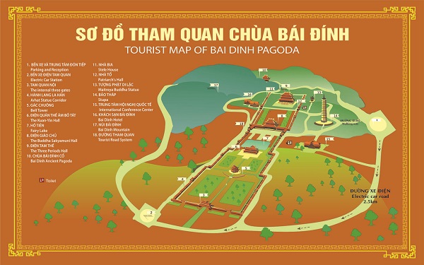 VÉ VÀO CỬA VÀ DỊCH VỤ XE ĐIỆN TẠI KHU DU LỊCH TÂM LINH BÁI ĐÍNH